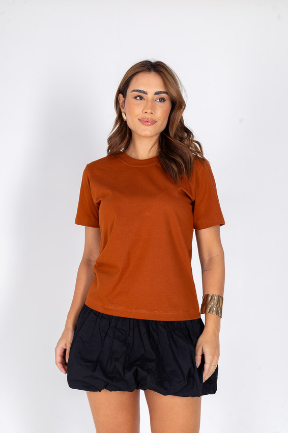 Tshirt Lisa Marrom Ochre