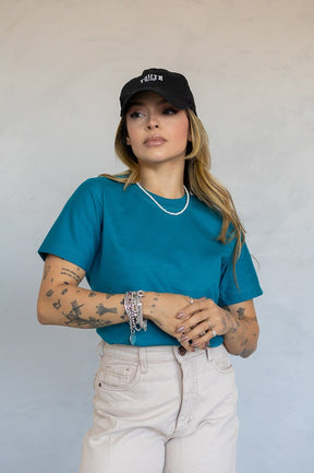 Tshirt Lisa Azul Mar Egeu